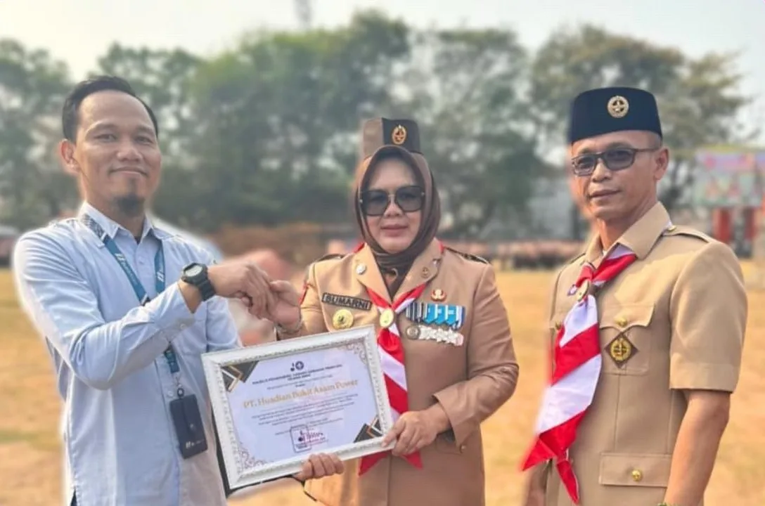 HBAP honoured for supporting the Scout Movement in Muara Enim