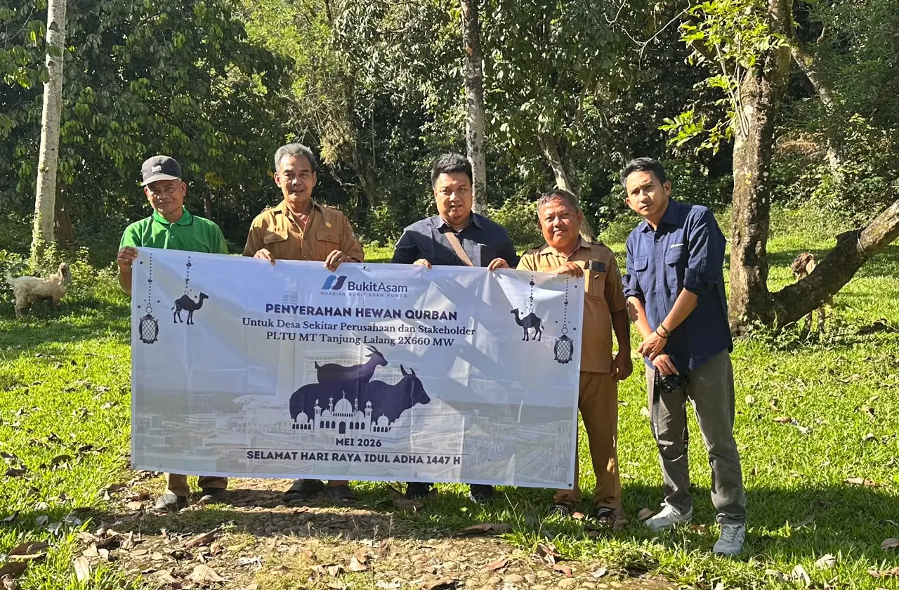 HBAP Strengthens Community Harmony Through Qurban Animal Distribution Around the Sumsel-8 Power Plant
