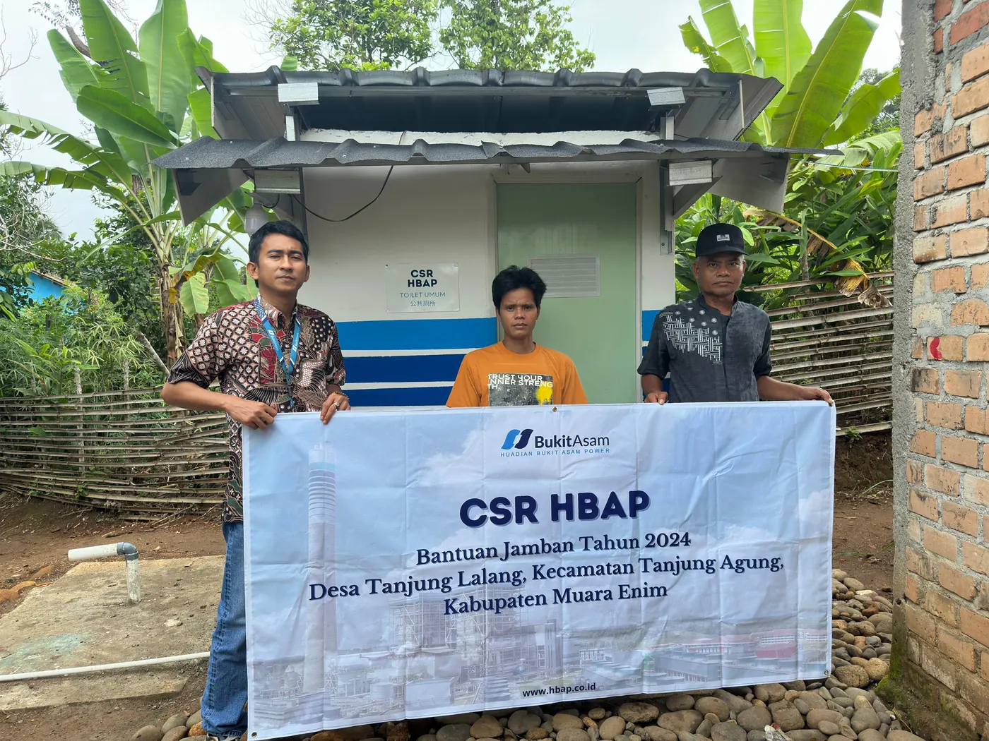 PT HBAP Optimizes FABA to Build Healthy Toilets in Tanjung Lalang Village
