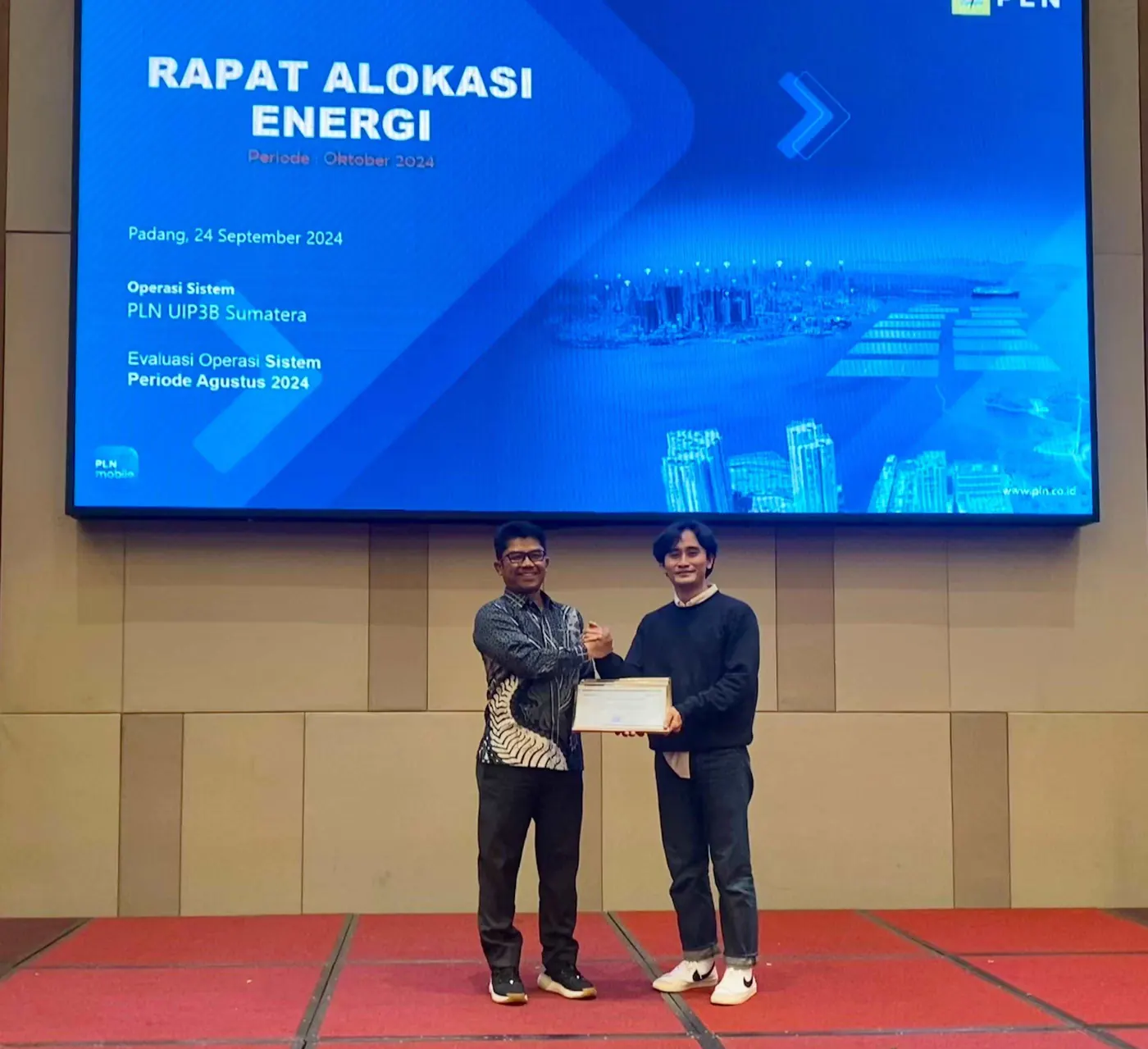 PT Huadian Bukit Asam Power (HBAP) Receives Certificate of Recognition from PLN UIP3BS for Successful Implementation of Free Governor, AGC, and PSS Systems