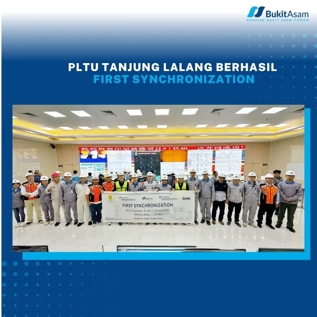 PLTU Tanjung Lalang Success First Synchronization